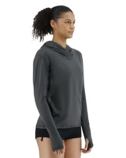 TYR SunDefense™ Women's Vented Long Sleeve Crew Shirt - Solid -Tyr TSFPLH7A 927 alt06