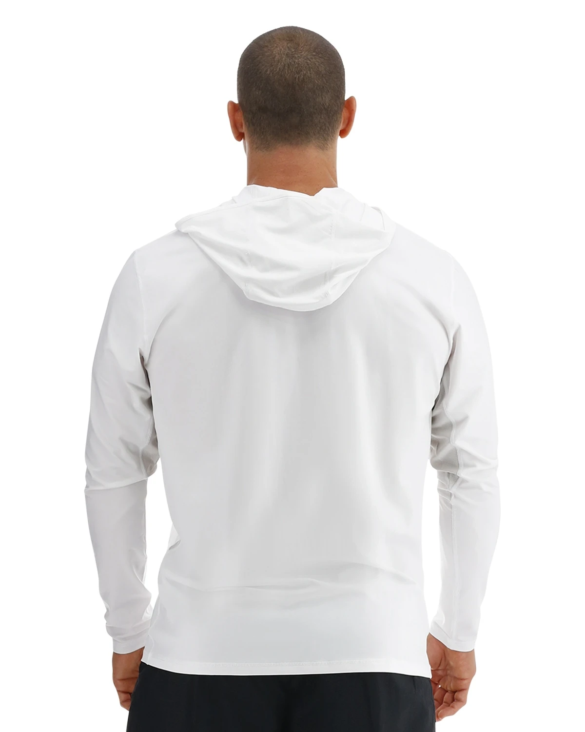 TYR SunDefense™ Men's Vented Hooded Shirt - Solid 2 TYR SunDefense™ Men's Vented Hooded Shirt - Solid - Image 2