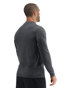 TYR SunDefense™ Men's Vented Long Sleeve Crew Shirt - Solid 16 TYR SunDefense™ Men's Vented Long Sleeve Crew Shirt - Solid -Tyr TSMPLS7A 927 alt05