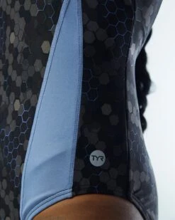 TYR Durafast Elite® Women's Max Splice Controlfit Swimsuit - Carbon Hex 17 TYR Durafast Elite® Women's Max Splice Controlfit Swimsuit - Carbon Hex -Tyr TSPCHX7A 001 alt08