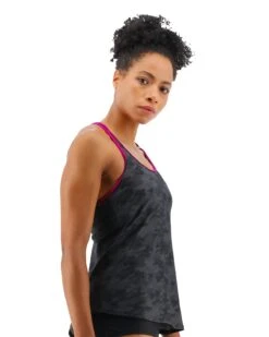 TYR Durafast Elite® Women's Taylor Tank - Blackout Camo -Tyr TTAFBC7A 001 alt04