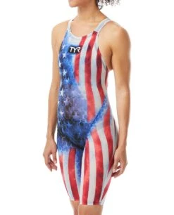 TYR Women's Avictor Open Back Swimsuit - Supernova USA