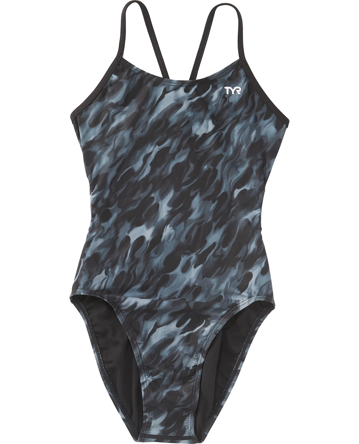 TYR Durafast Elite® Girls' Cutoutfit Swimsuit - Draco 1 TYR Durafast Elite® Girls' Cutoutfit Swimsuit - Draco