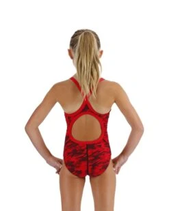 TYR Durafast Elite® Girls' Diamondfit Swimsuit - Camo -Tyr dcam7y 610 alt04 2