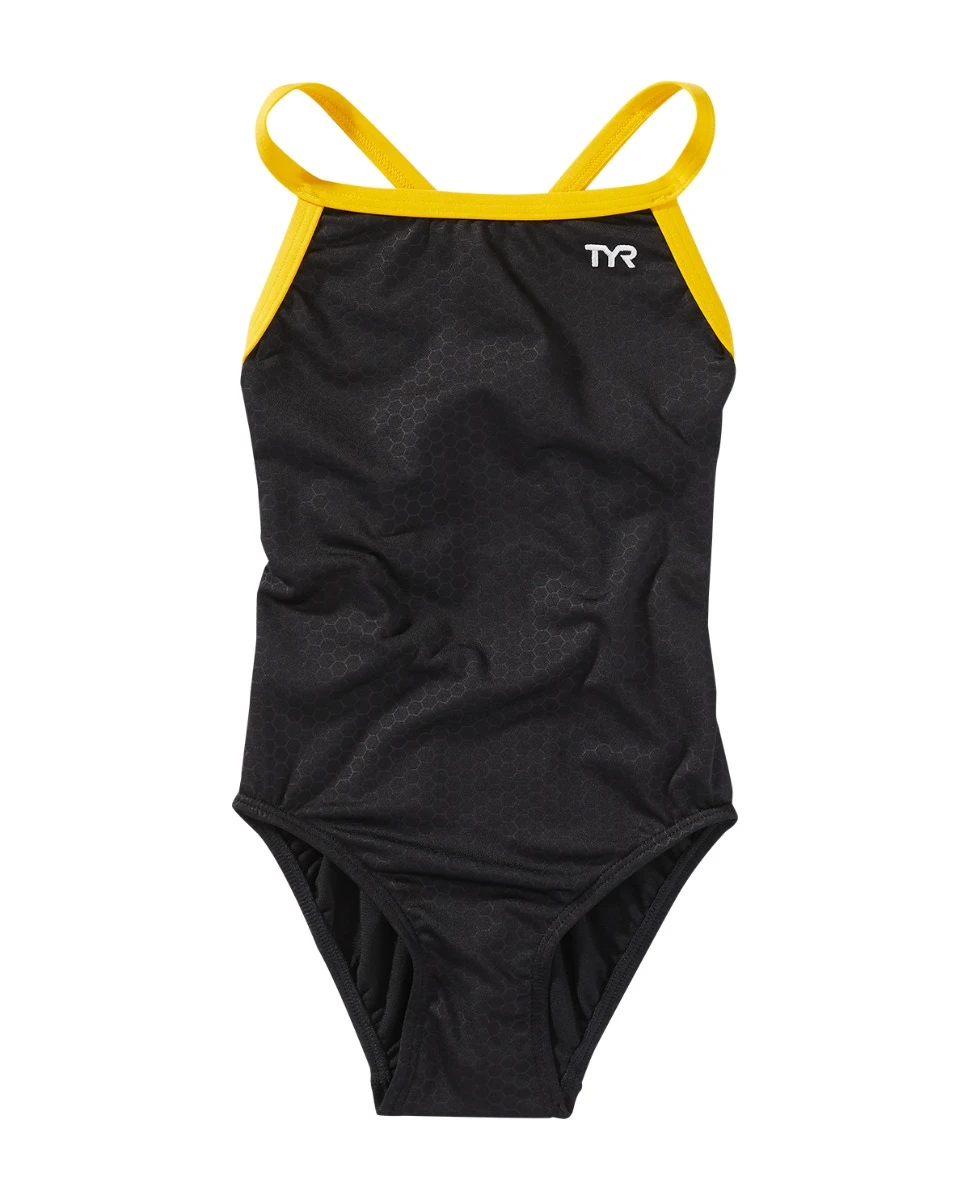 TYR Durafast Elite® Girls' Diamondfit Swimsuit - Hexa 1 TYR Durafast Elite® Girls' Diamondfit Swimsuit - Hexa