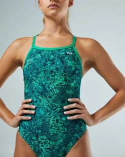 TYR Durafast Lite® Women's Diamondfit Swimsuit - Nebulous -Tyr dneb7a 310 alt07