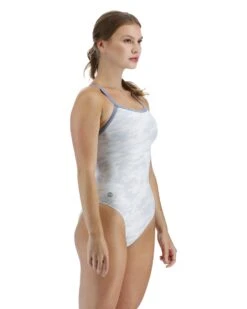 TYR Durafast Elite® Women's Diamondfit Swimsuit - Whiteout Camo -Tyr dwcm7a 100 alt06