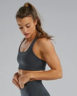 TYR Base Kinetic™ Women's Racerback Sports Bra - Solid -Tyr fgrsol3a 255 alt03