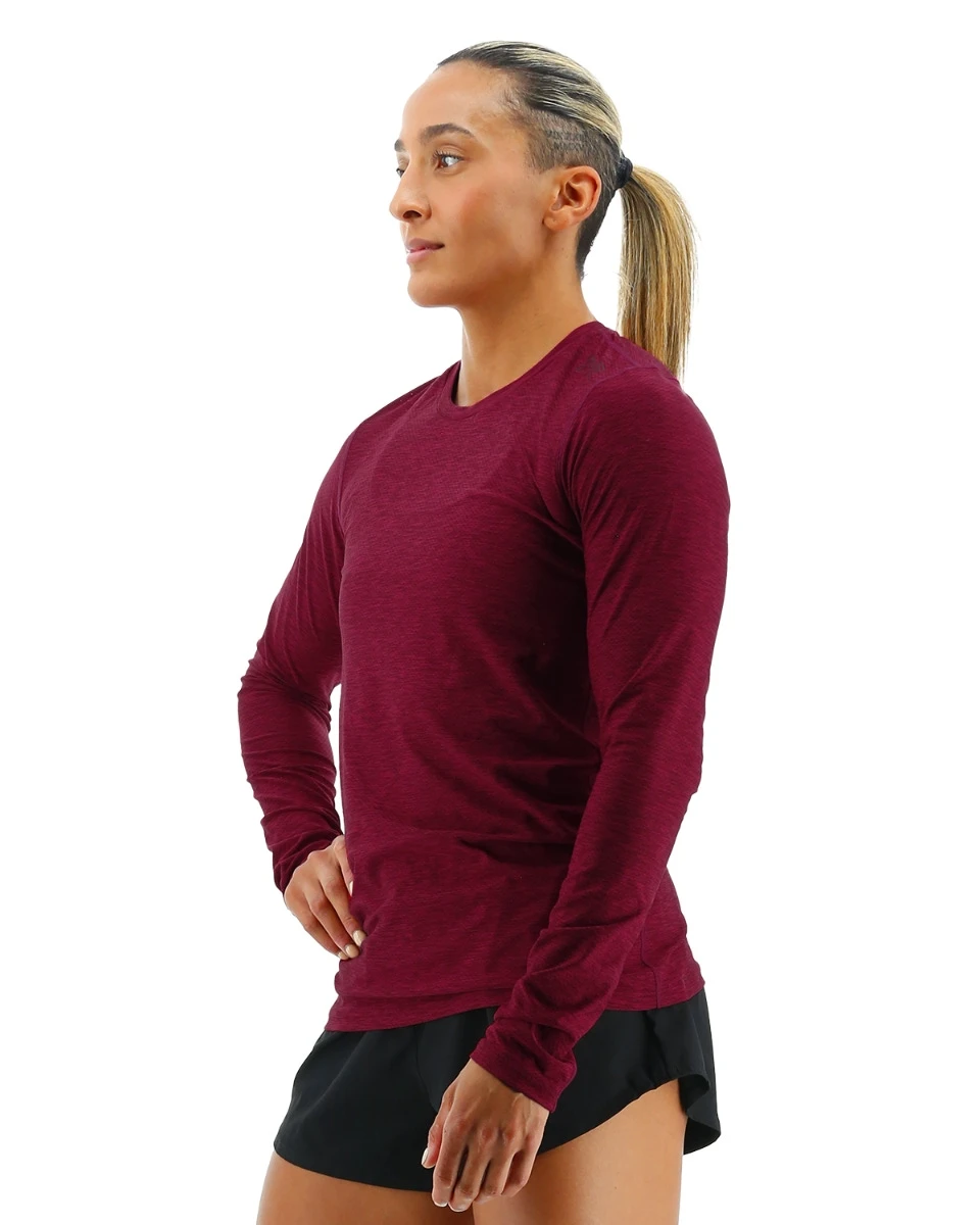 TYR Airtec™ Women's Long Sleeve Tee - Solid 3 TYR Airtec™ Women's Long Sleeve Tee - Solid - Image 3