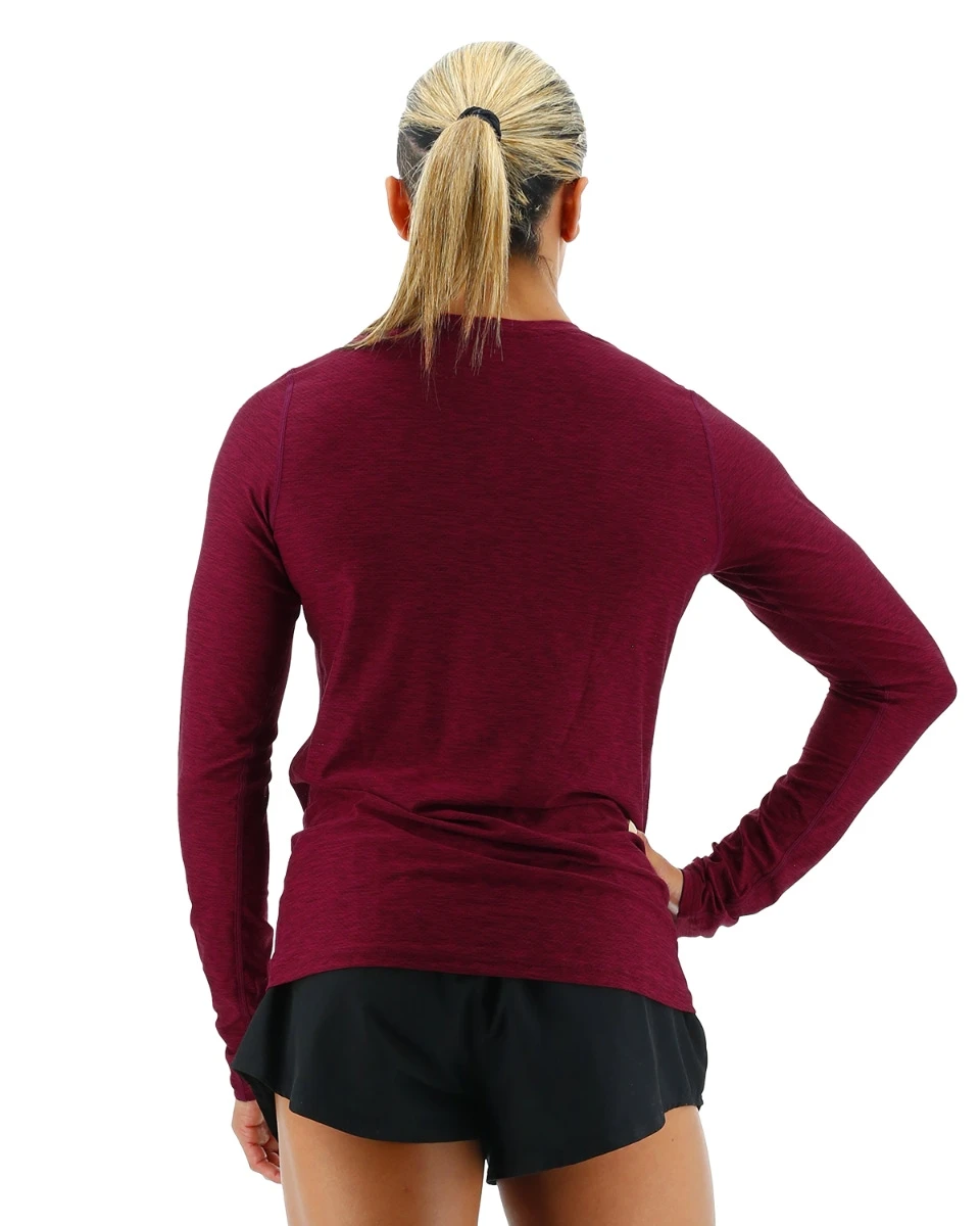 TYR Airtec™ Women's Long Sleeve Tee - Solid 2 TYR Airtec™ Women's Long Sleeve Tee - Solid - Image 2
