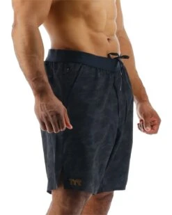 TYR Hydrosphere™ Men's Lined 7" Unbroken Shorts - Blackout Camo -Tyr muslbc3a 001 alt06