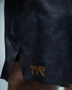 TYR Hydrosphere™ Men's Lined 7" Unbroken Shorts - Blackout Camo -Tyr muslbc3a 001 alt08