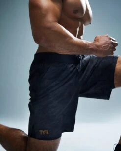 TYR Hydrosphere™ Men's Lined 7" Unbroken Shorts - Blackout Camo -Tyr muslbc3a 001 alt09