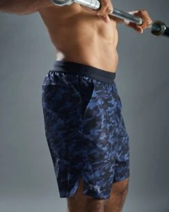 TYR Hydrosphere™ Men's Lined 9" Unbroken Shorts - Midnight Camo -Tyr musnlm3a 401 alt08