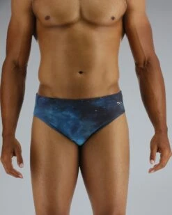 TYR Durafast EliteĀ® Men's Brief Swimsuit - Cosmic Night