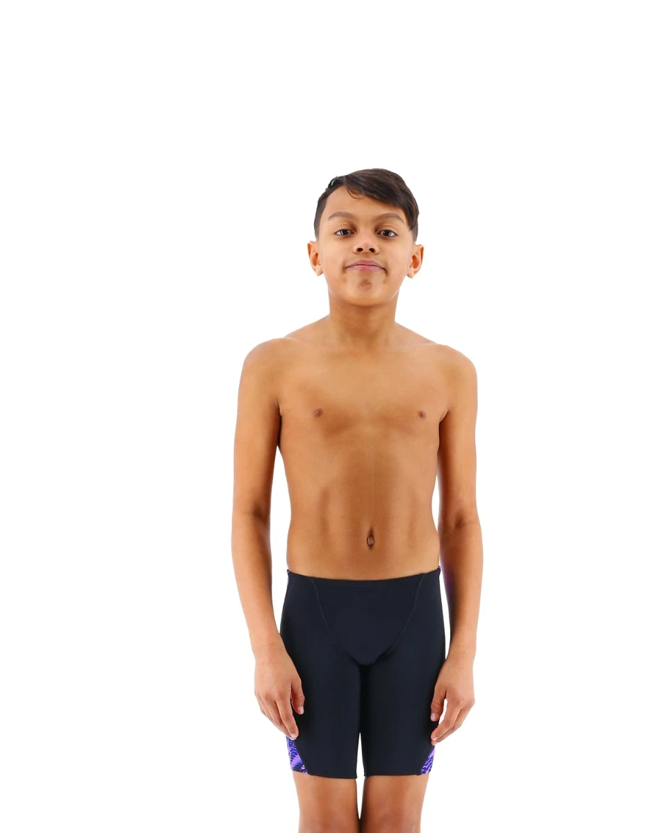 TYR Durafast Lite® Boys' Blade Splice Jammer Swimsuit - Cadence 1 TYR Durafast Lite® Boys' Blade Splice Jammer Swimsuit - Cadence