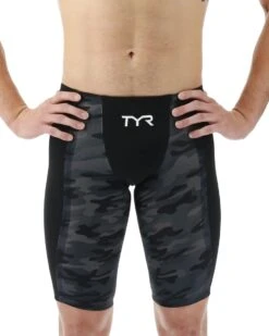 TYR Men's Shockwave High-Waist Jammer Swimsuit - Camo -Tyr swhw6a 001 main01