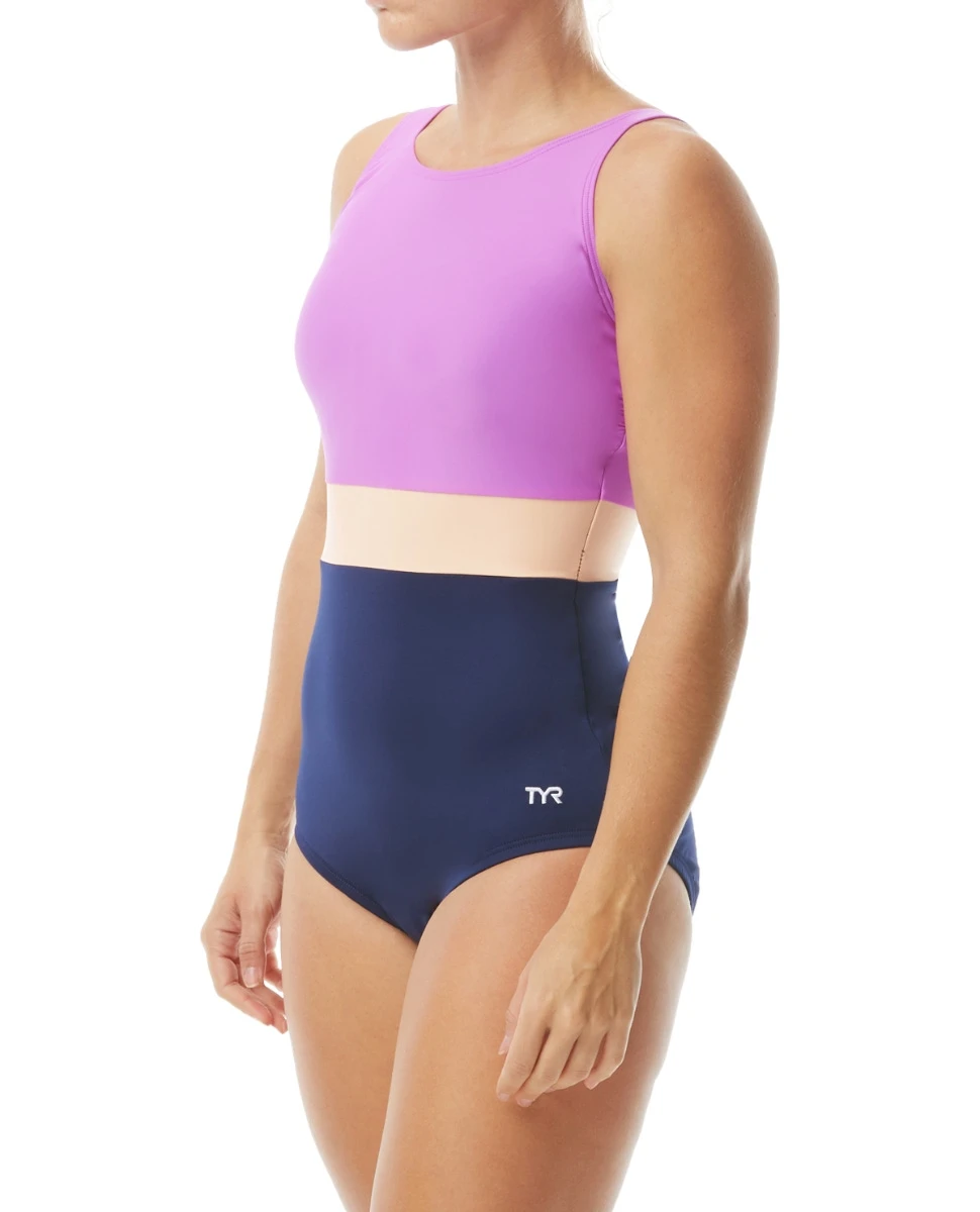 TYR Durafast Elite® Women's Controlfit Swimsuit - Splice Belted 1 TYR Durafast Elite® Women's Controlfit Swimsuit - Splice Belted