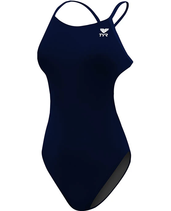 TYR Durafast Elite® Girls' Cutoutfit Swimsuit - Solid 1 TYR Durafast Elite® Girls' Cutoutfit Swimsuit - Solid