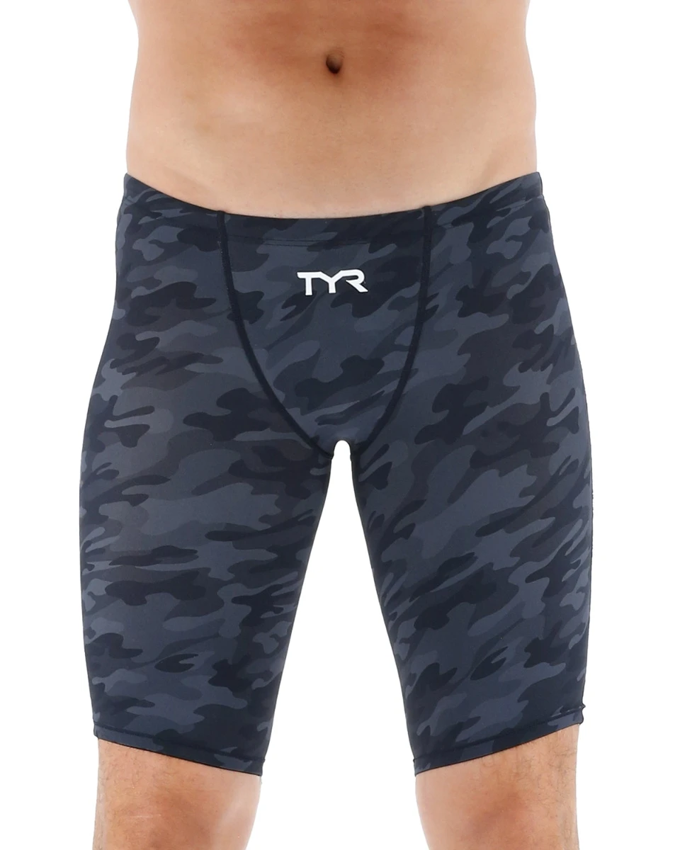 TYR Men’s Thresher Camo Jammer Swimsuit - U12 Compliant 1 TYR Men’s Thresher Camo Jammer Swimsuit - U12 Compliant