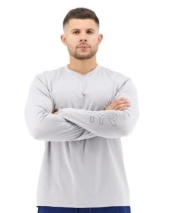 TYR Men's SunDefense Long Sleeve Shirt