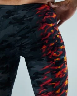 TYR Men’s Venzo™ High-Waist Jammer Swimsuit - Camo Fire -Tyr vzcfhw6a 937 alt08