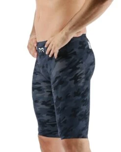 TYR Men’s Venzo™ High-Waist Jammer Swimsuit - Camo Fire -Tyr vzcfhw6a 937 alt03