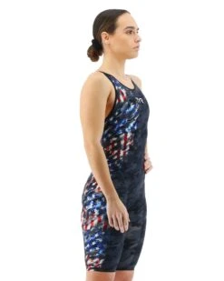 TYR Women's Venzo™ Closed Back - USA Blackout Camo -Tyr vzcucb6a 921 alt06