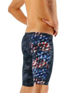 TYR Men's Venzo™ Jammer - USA Blackout Camo -Tyr vzculw6a 921 alt05