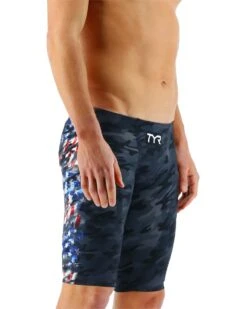 TYR Men's Venzo™ Jammer - USA Blackout Camo -Tyr vzculw6a 921 alt06